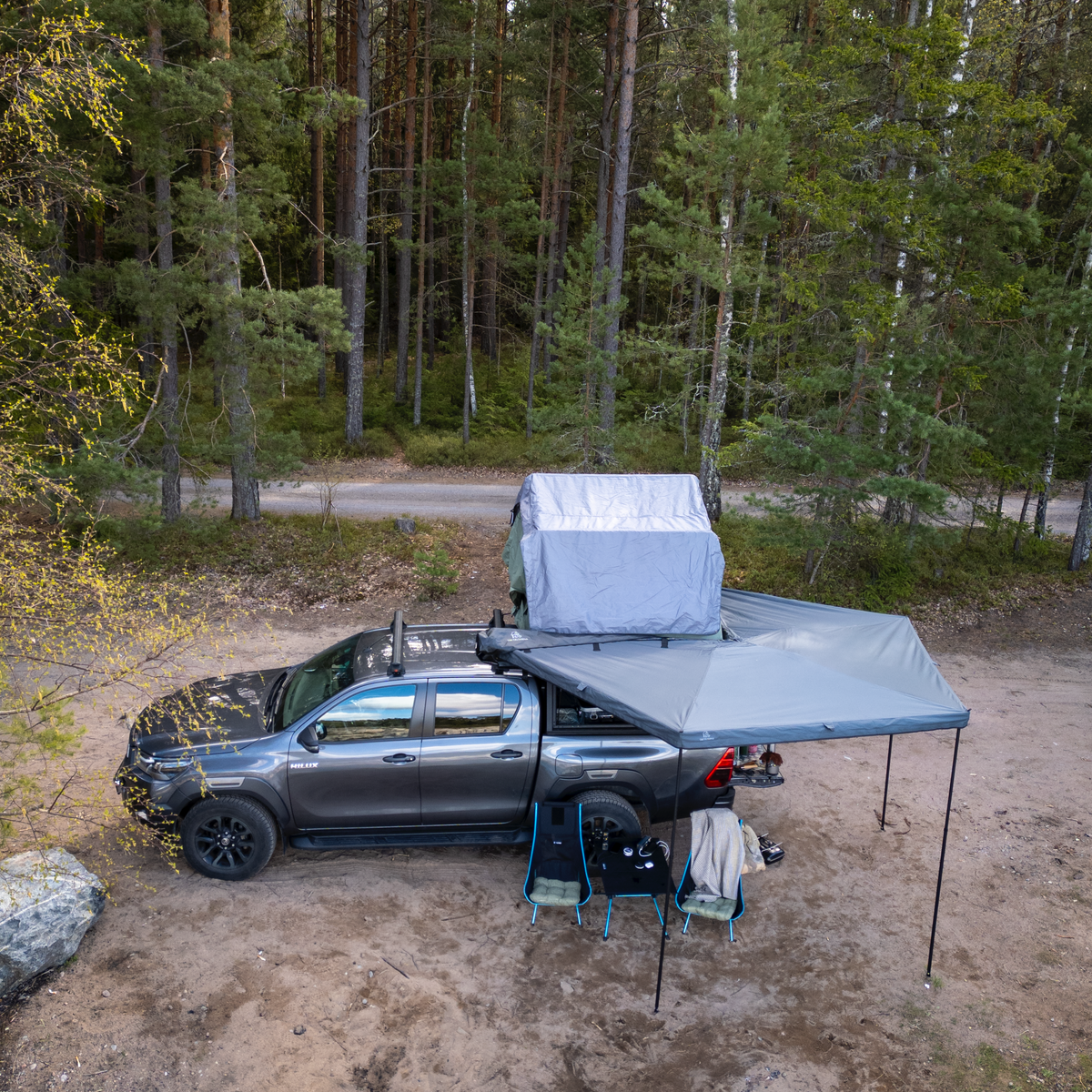 Markiisi autoon – Tuuletin 270 astetta