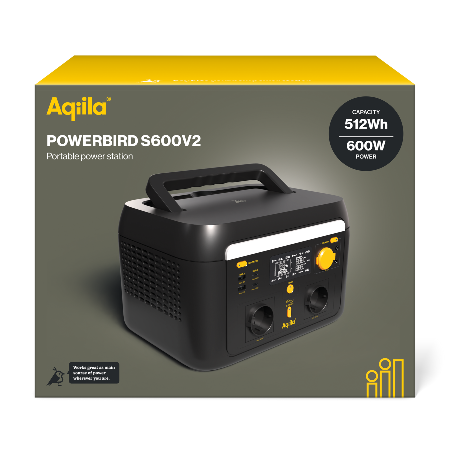 Aqiila Powerstation – Powerbird S600v2