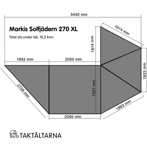 Solfjädern 270 XL – vores største markise